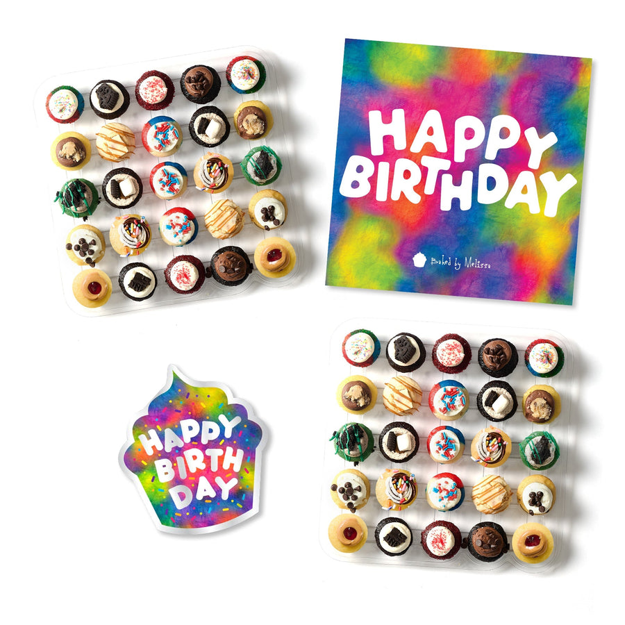 Groovy Birthday Essentials Gift Box 50-Pack & Birthday Card