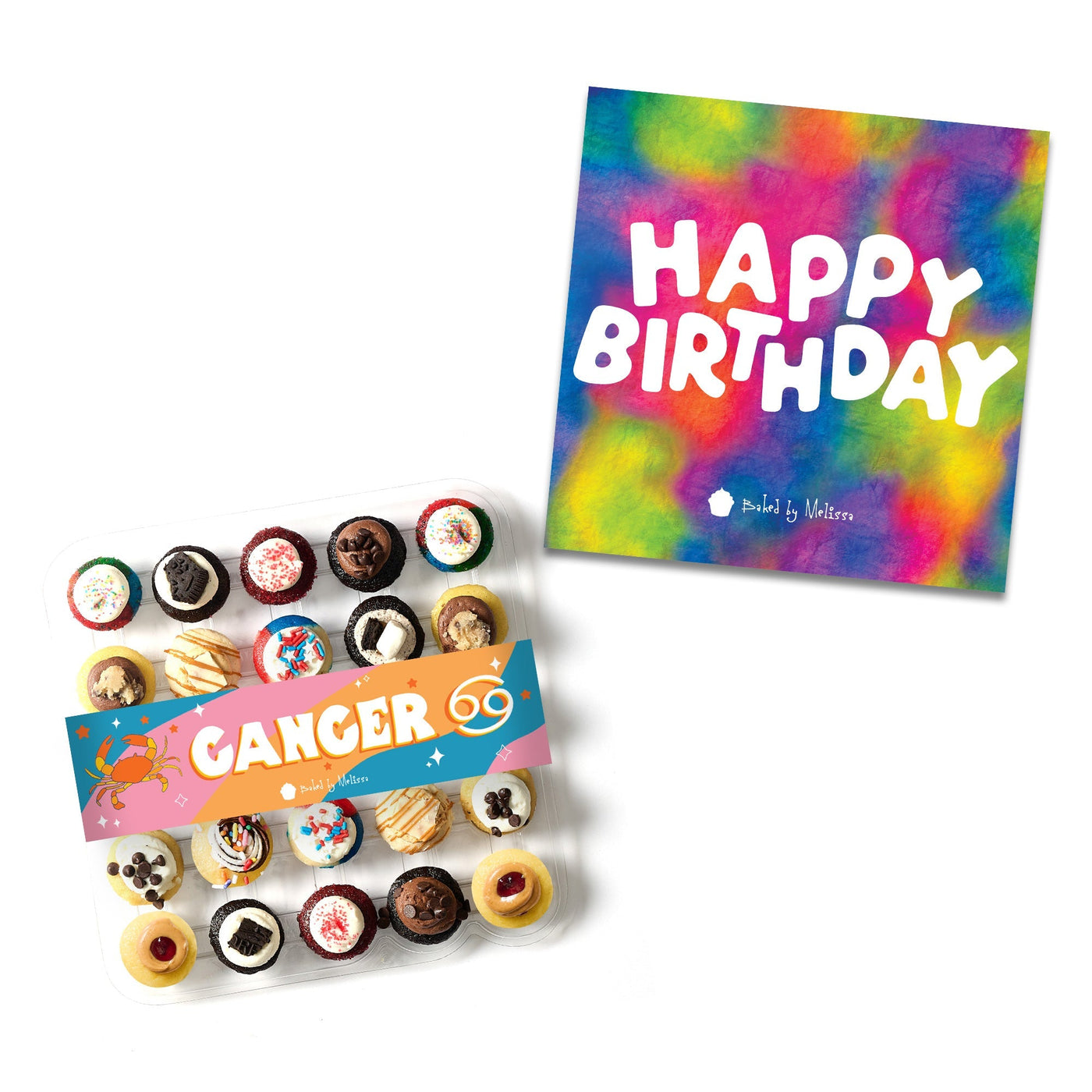 Birthday Gift Box 25-Pack w/ Zodiac Cupcakes