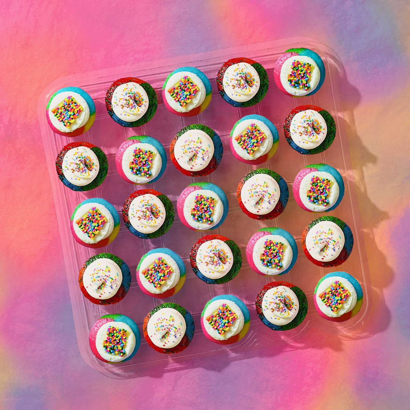 Tie Dye Lovers Cupcakes