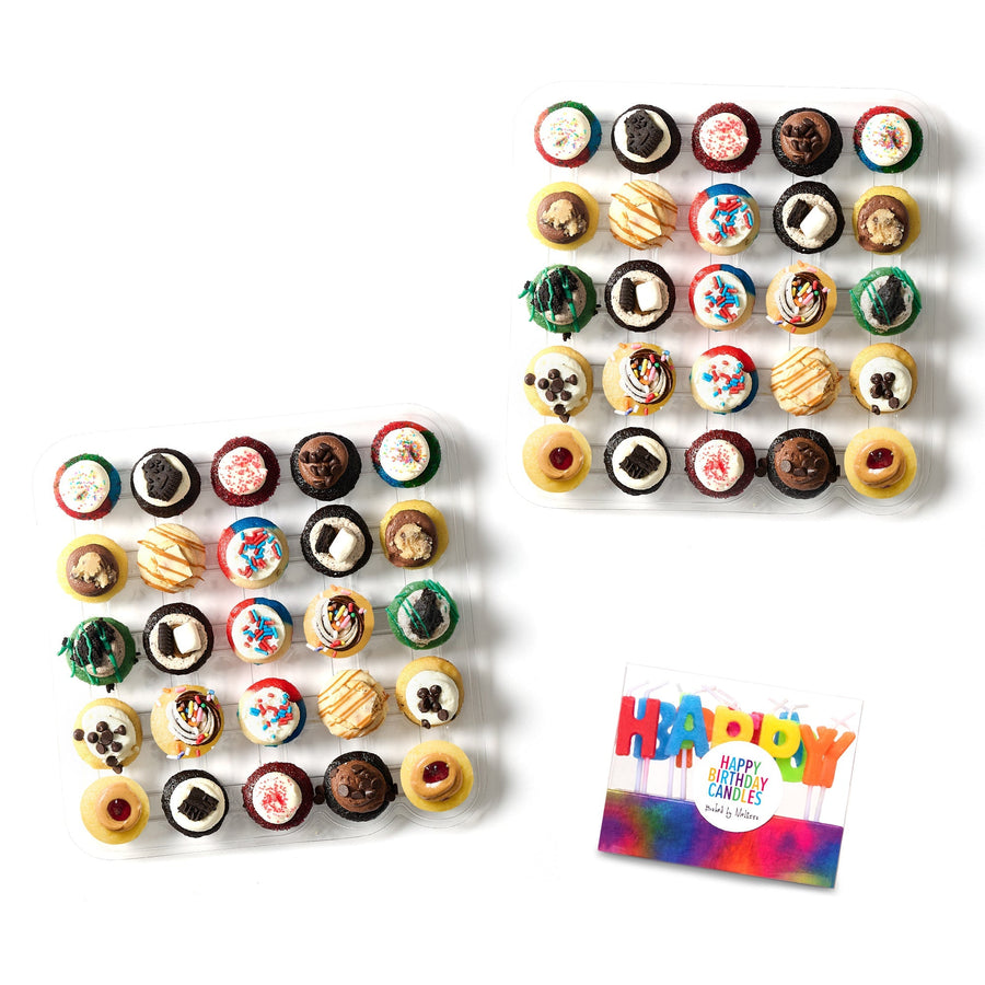 Happy Birthday Cupcakes & Candles 50-Pack
